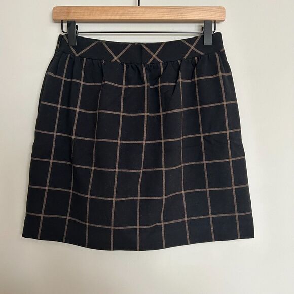 Madewell Checkered Mini Skirt - Picture 1 of 9